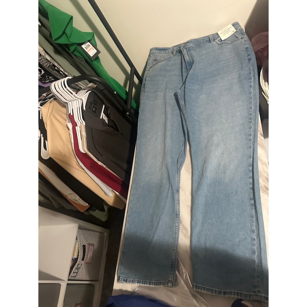 Abercrombie & Fitch The 90s Slim Straight Ultra High Rise Jeans Women Size 34/18